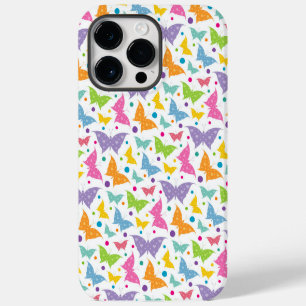 KLEURRIJKE CUTE VLINDERS iPhone 14 PRO MAX HOESJE