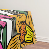 Kleurrijke Daffodils Bloemen Ontwerp Tafelkleed (Voorbeeld)