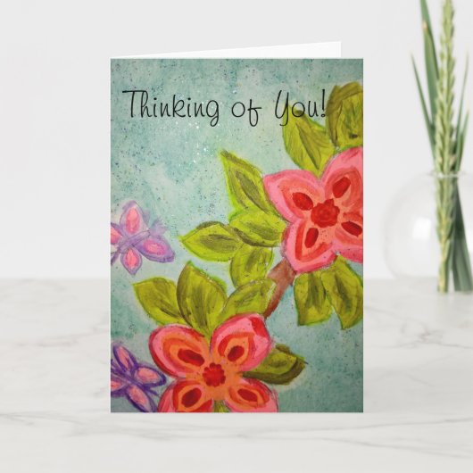 kleurrijke dag kaart (Voorkant)