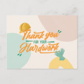 Kleurrijke Dag van de Arbeid Waardering Feestdagenkaart (Voorkant)