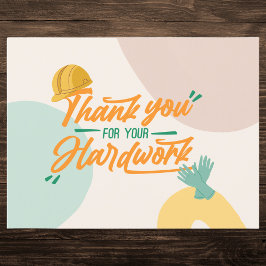 Kleurrijke Dag van de Arbeid Waardering Feestdagenkaart