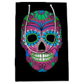 Kleurrijke dag van de dode suikerschedel medium cadeauzakje (Voorkant)