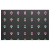 Kleurrijke dag van de dode suikerschedel stof (Fat Quarter)