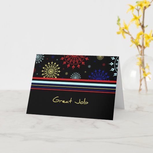 Kleurrijke dag voor administratieve professionals  kaart (Gele Bloem)