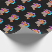 Kleurrijke dagen in bruine tas cadeaupapier (Hoek)