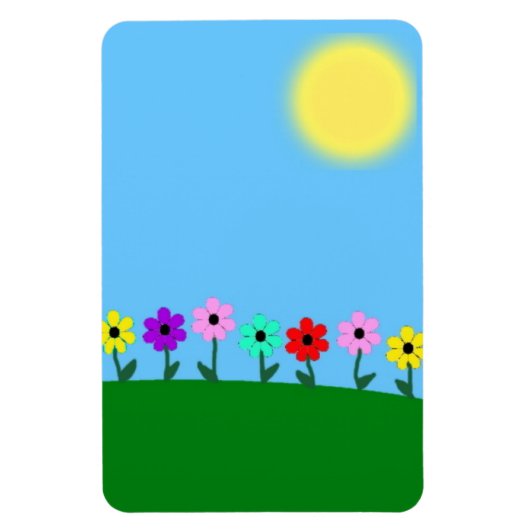 kleurrijke dagen magneet (Verticaal)