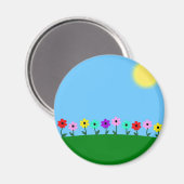 kleurrijke dagen magneet (Voorkant / Achterkant)