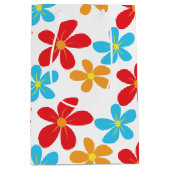 kleurrijke dagen op wit medium cadeauzakje (Voorkant)