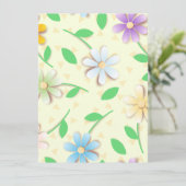 Kleurrijke dageraad, uitnodiging (Staand voorkant)