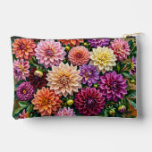 Kleurrijke Dahlia Bloemen Etui (Achterkant)