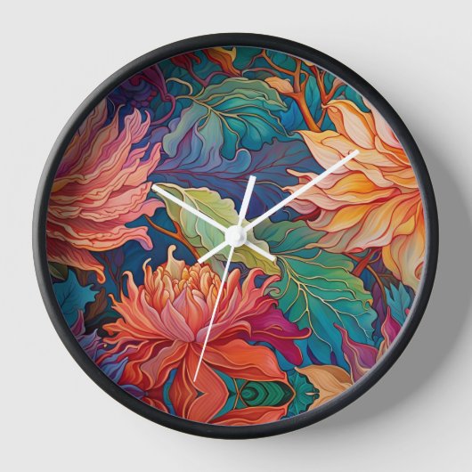 Kleurrijke Dahlia Bloemen Tapestry (Voorkant)