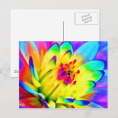 Kleurrijke Dahlia Briefkaart (Voorkant / Achterkant)