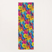Kleurrijke Daisies Yoga Mat (Achterkant)