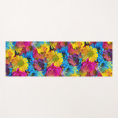 Kleurrijke Daisies Yoga Mat (Voorkant (horizontaal))