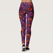 Kleurrijke Daisy Accent Kleding Cardio Leggings (Achterkant)