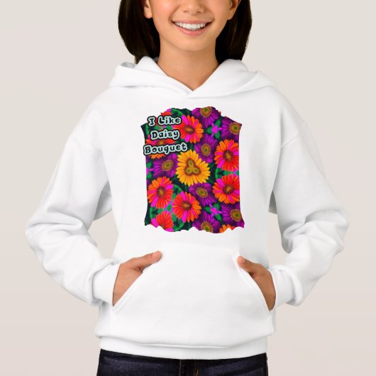 Kleurrijke Daisy Bouquet Patroon (Voorkant)