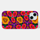 Kleurrijke Daisy Bouquet Patroon Case-Mate iPhone Case (Achterkant (horizontaal))