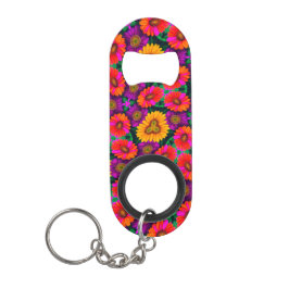 Kleurrijke Daisy Bouquet Patroon Mini Flessenopener