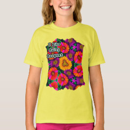 Kleurrijke Daisy Bouquet Patroon T-shirt