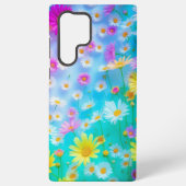 Kleurrijke Daisy Dream, adembenemende array Samsung Galaxy Hoesje (Achterkant)