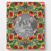 Kleurrijke Daisy Flowers Creëer Uw eigen foto Fotoplaat (Voorkant)