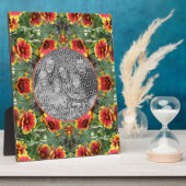 Kleurrijke Daisy Flowers Creëer Uw eigen foto Fotoplaat (Zijkant)