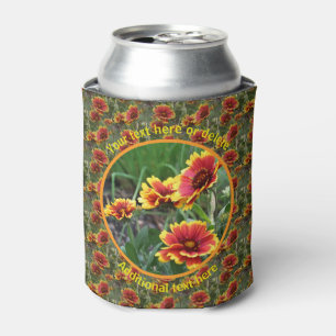 Kleurrijke Daisy Flowers Natuur gepersonaliseerd Blikjeskoeler