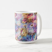 Kleurrijke Daisy Garden Art Mok Cup (Voorkant rechts)