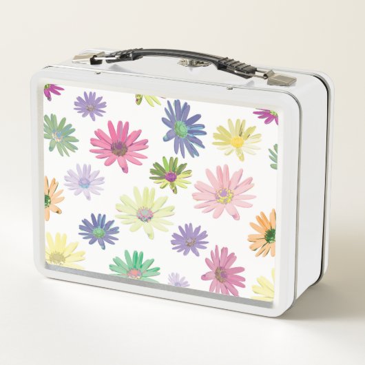 Kleurrijke Daisy met Naam (Achterkant)