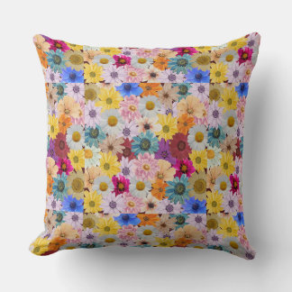Kleurrijke Daisy Patterned Sierkussen