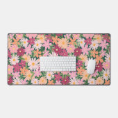 Kleurrijke daisy wildflower botanische bureaumat (Keyboard & Muis)