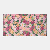 Kleurrijke daisy wildflower botanische bureaumat (Voorkant)