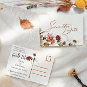 Kleurrijke Daisy Wildflower Waterverf Bloemen Aankondigingskaart