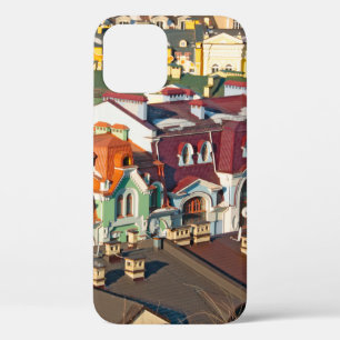 Kleurrijke daken in de winter in Kiev, Oekraïnevar Case-Mate iPhone Case