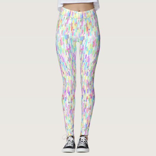 Kleurrijke Damesleggings Leggings (Voorkant)