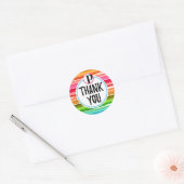 Kleurrijke dank u Perfectly Posh sticker (Envelop)