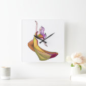 Kleurrijke Dans Abstracte Muur Klok (Huis)