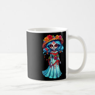 Kleurrijke dansende Mexicaanse skeletten - Kute Da Koffiemok