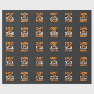 Kleurrijke Dansende Skeletten Halloween Feest Cadeaupapier