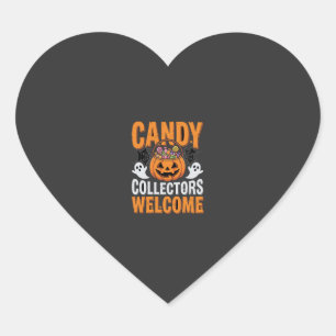 Kleurrijke Dansende Skeletten Halloween Feest Hart Sticker