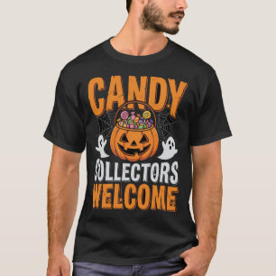 Kleurrijke Dansende Skeletten Halloween Feest T-shirt