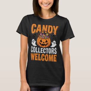 Kleurrijke Dansende Skeletten Halloween Feest T-shirt
