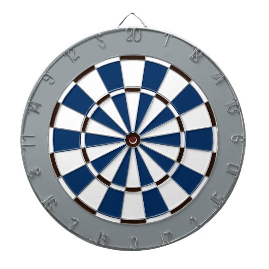 Kleurrijke Dart Board in Dallas kleuren Dartbord (Voorkant)