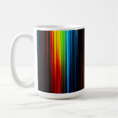 Kleurrijke Data Glitch Kunst Koffiemok (Links)
