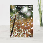 Kleurrijke dauwval cascade naar beneden kaart (Voorkant)