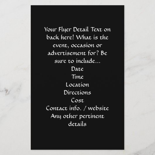  kleurrijke deco-vrouwen met juwelen flyer (Achterkant)