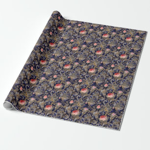 Kleurrijke decoratieve bloemen Batik Cadeaupapier