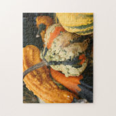 Kleurrijke decoratieve bronnen sluiten Herfst dich Legpuzzel (Verticaal)