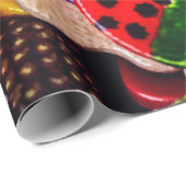 Kleurrijke decoratieve Buttonnen Cadeaupapier (Rol Hoek)