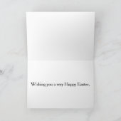 Kleurrijke decoratieve eieren Gelukkig Pasen Feestdagen Kaart (Binnen)